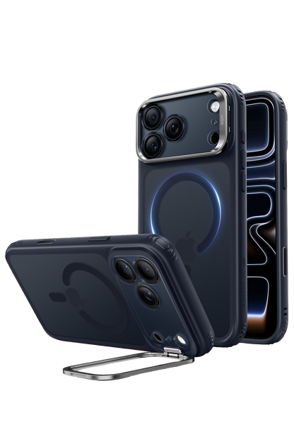 ESR Apple iPhone 18 Pro Max/17 Pro Max Classic Hybrid Magsafe Standlı Kapak - Mavi