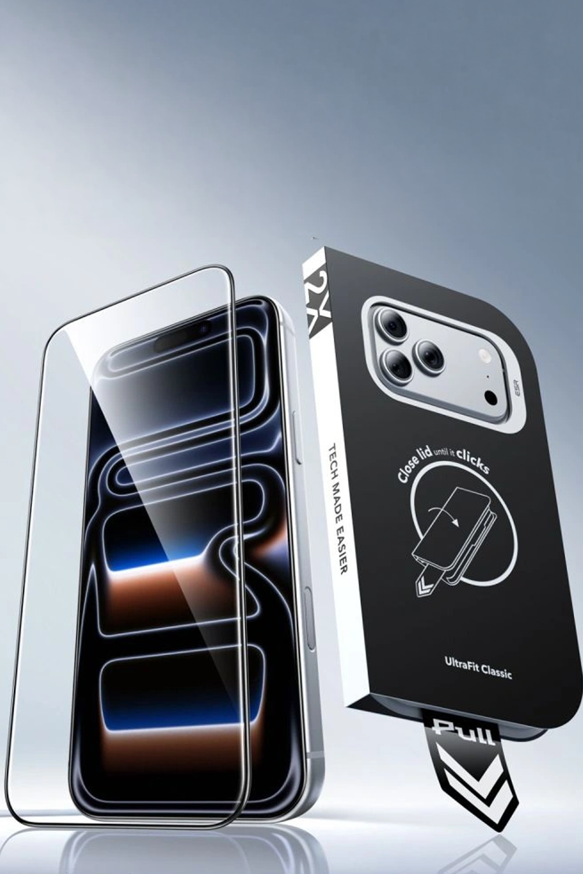 ESR Apple iPhone 18 Pro Max/17 Pro Max UltraFit Classic Cam Ekran Koruyucu - Siyah