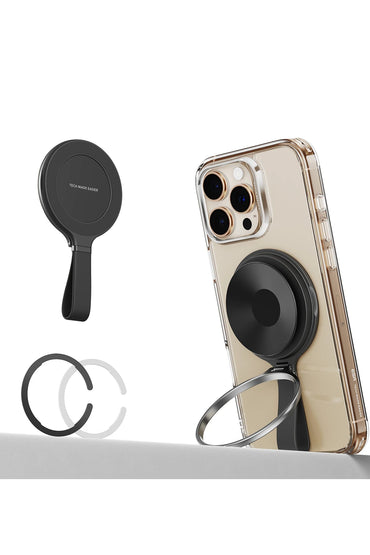 ESR HaloLock Vantuzlu ve Standlı Manyetik Magsafe Telefon Tutucu - Siyah