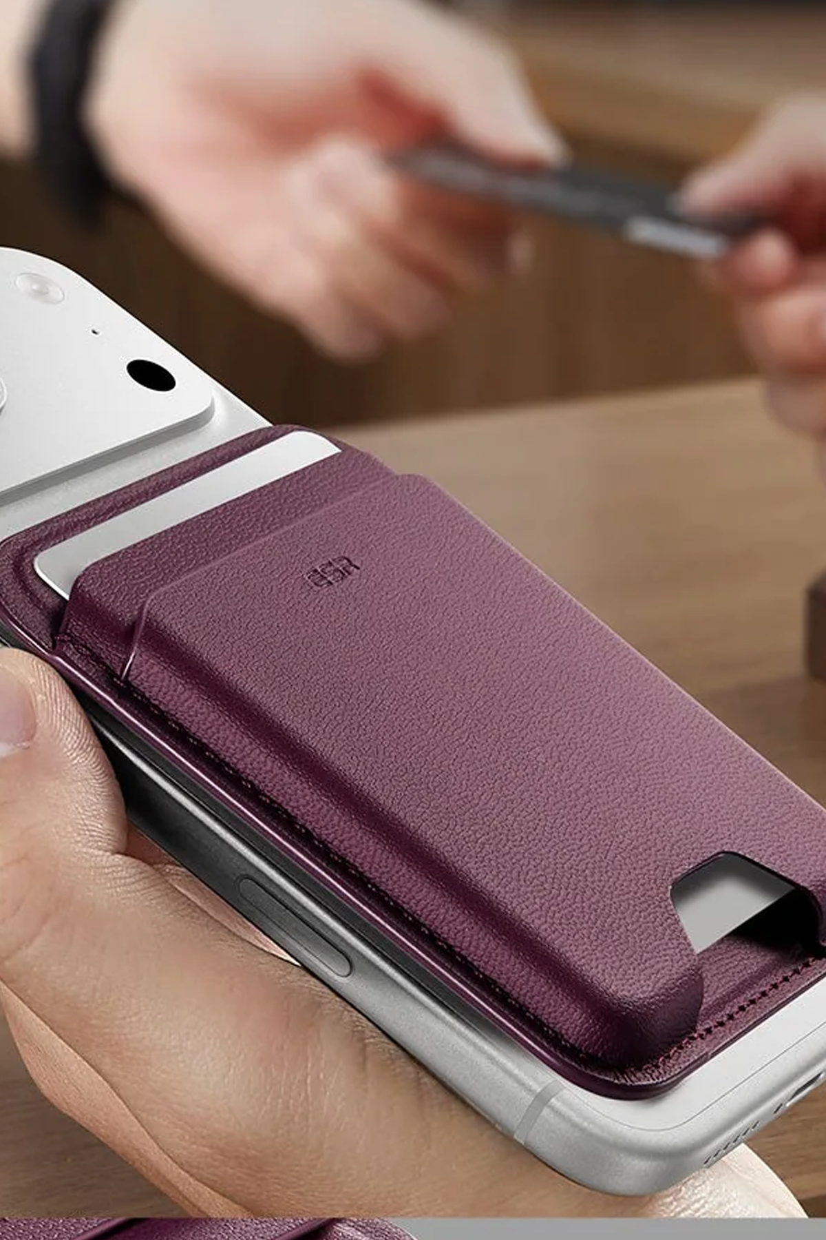 ESR HaloLock Wallet Boost Magsafe Kartlık - Bordo