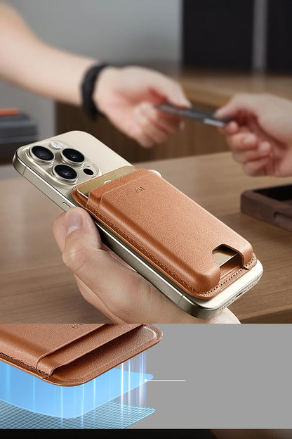 ESR HaloLock Wallet Boost Magsafe Kartlık - Kahverengi
