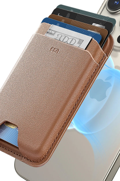 ESR HaloLock Wallet Boost Magsafe Kartlık - Kahverengi