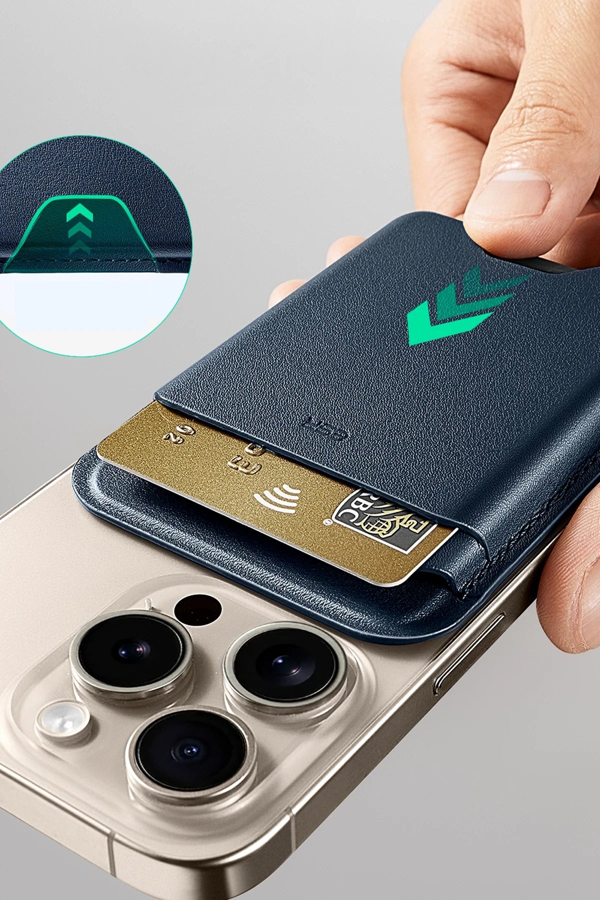 ESR HaloLock Wallet Boost Magsafe Kartlık - Lacivert