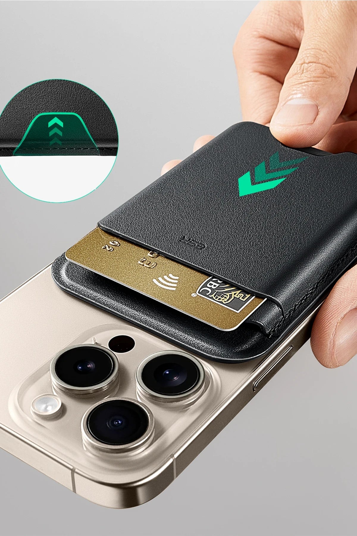 ESR HaloLock Wallet Boost Magsafe Kartlık - Siyah