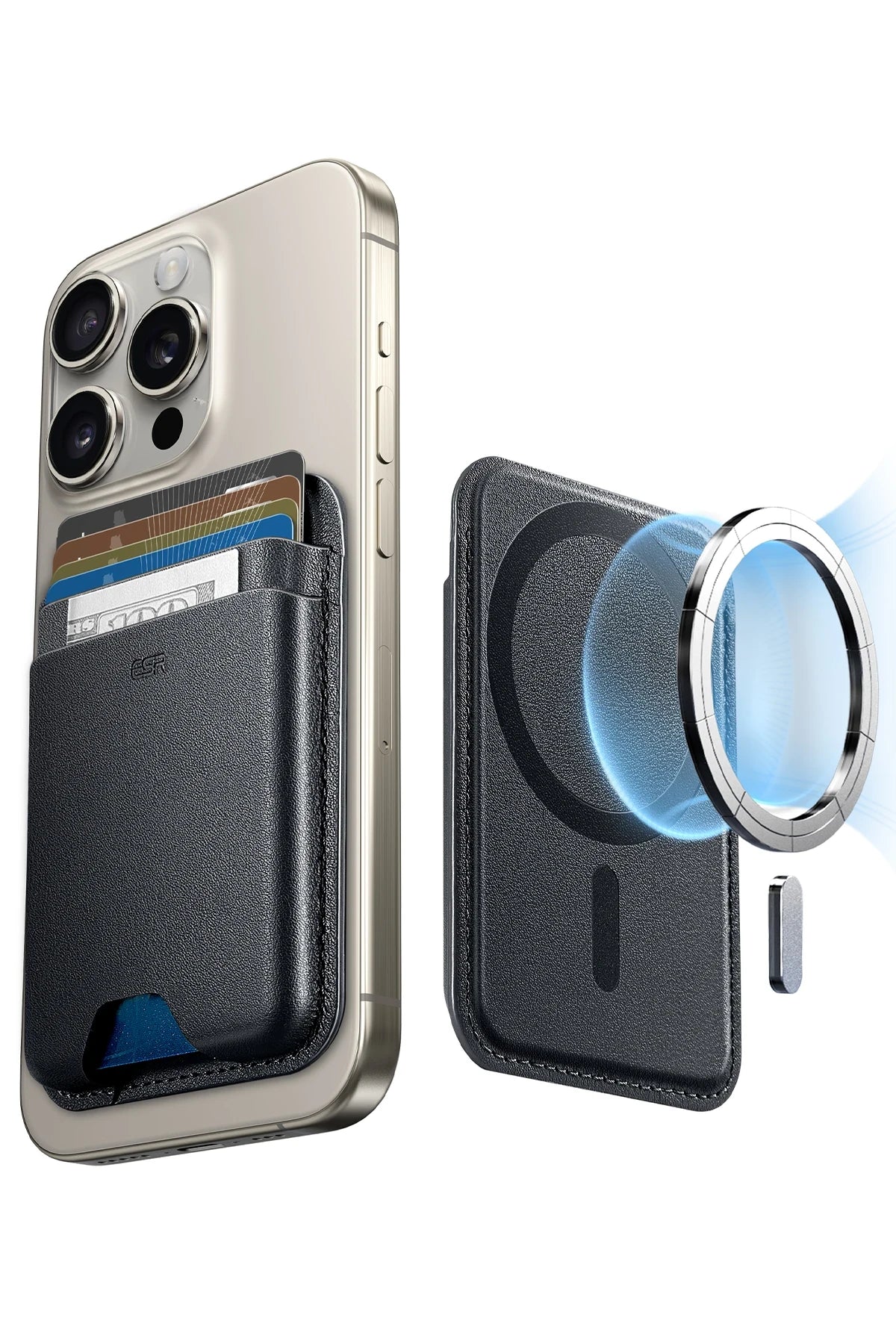 ESR HaloLock Wallet Boost Magsafe Kartlık - Siyah