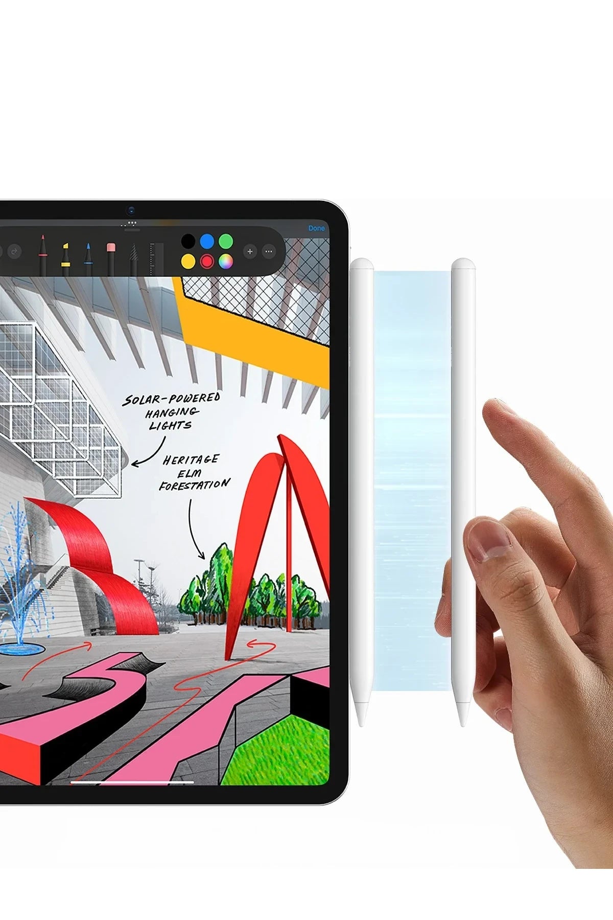 ESR iPad için Dijital Dokunmatik Kalem - Beyaz