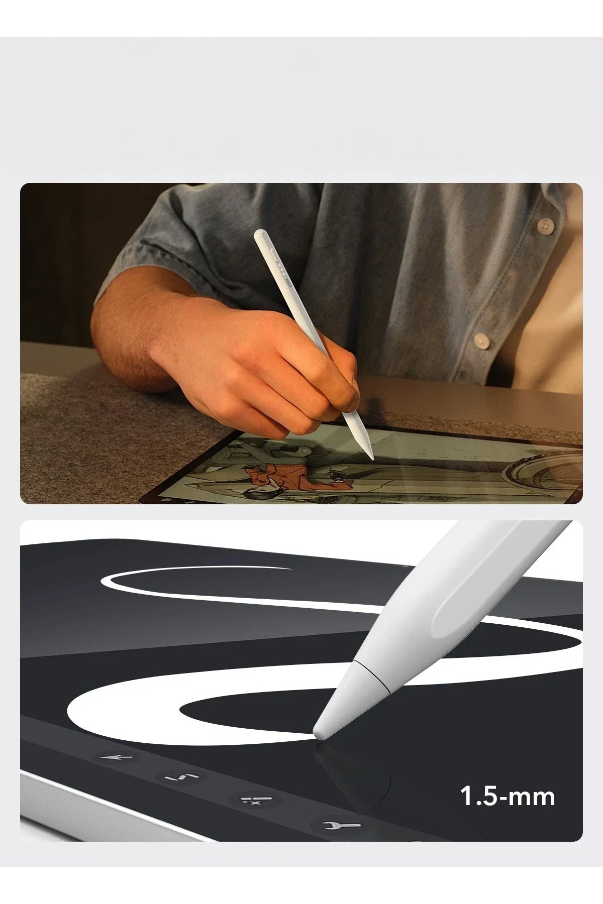 ESR iPad için Dijital Dokunmatik Kalem - Beyaz