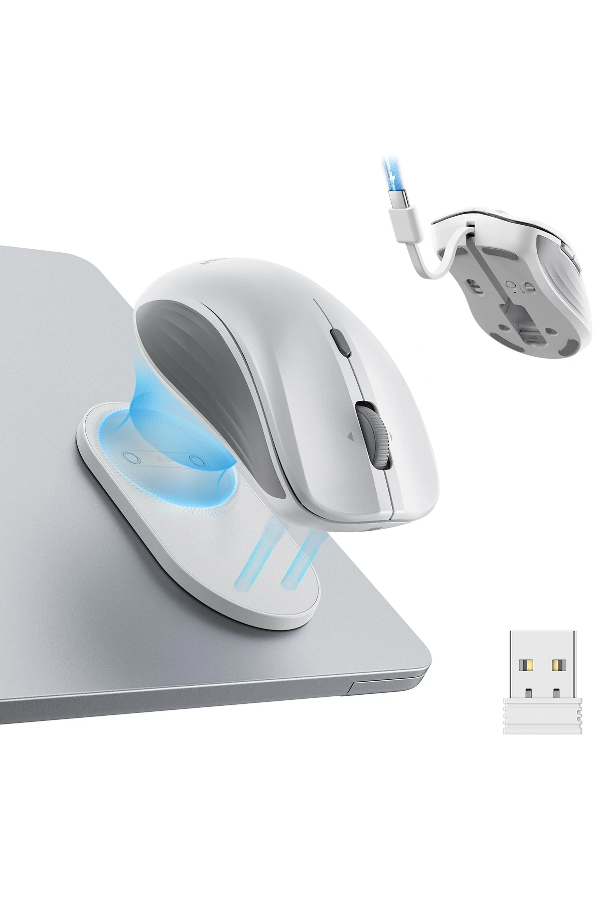 ESR MagMouse Kablosuz Mouse - Beyaz