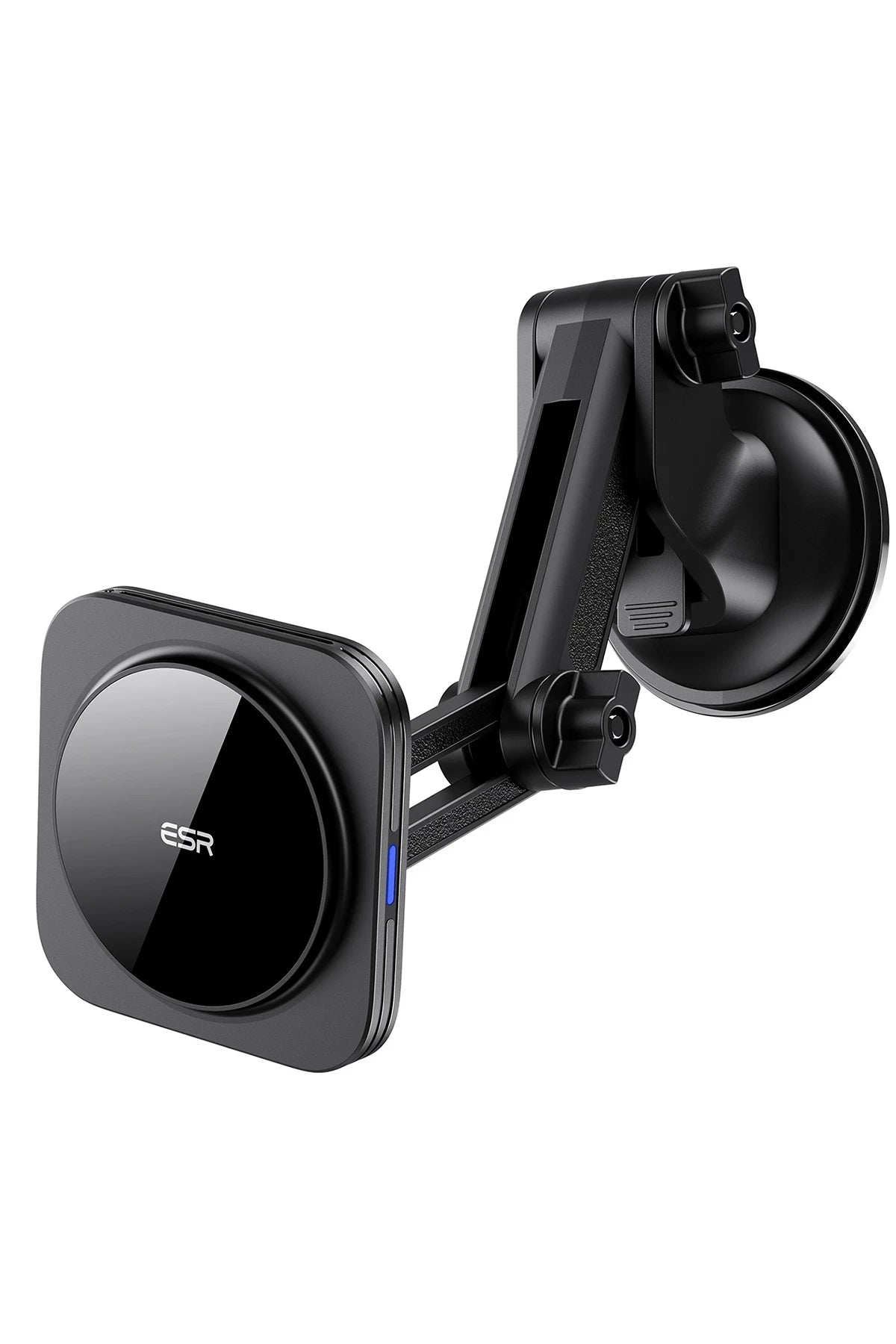 ESR Qi2 HaloLock Vantuz Özellikli 15W Magsafe Şarj 360 Dönen Destekli Araç Tutucu - Siyah