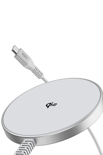 ESR Qi2 Mini HaloLock 15W Magsafe Şarj Aleti - Gümüş