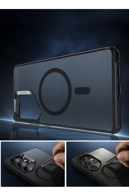 ESR Samsung Galaxy S25 Ultra Classic Hybrid Magsafe Kapak - Buzlu Siyah