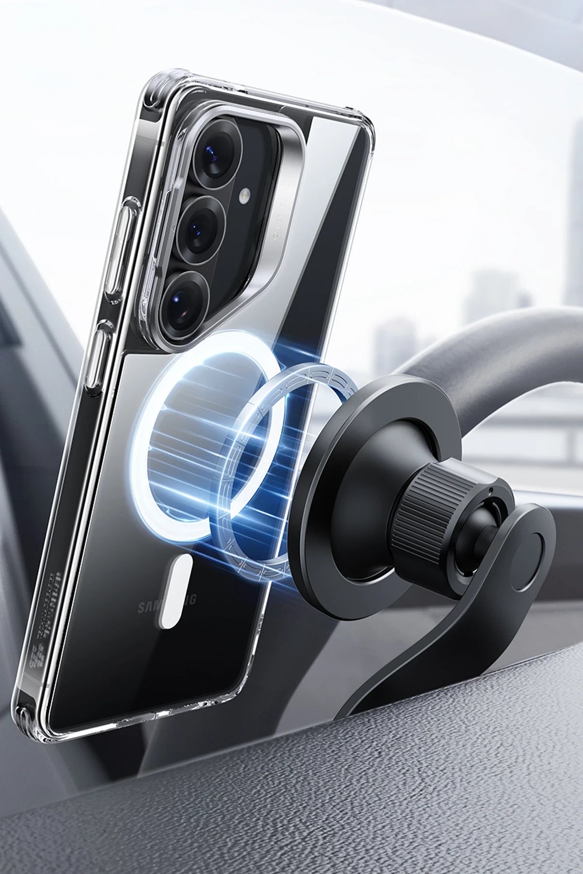 ESR Samsung Galaxy S26 Plus Classic Hybrid Magsafe Standlı Kapak - Şeffaf