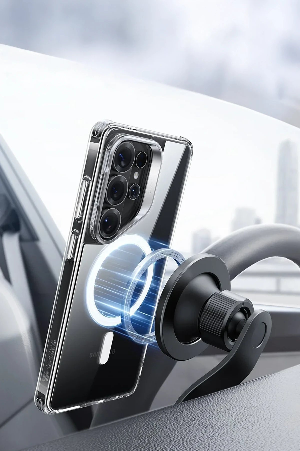 ESR Samsung Galaxy S26 Ultra Classic Hybrid Magsafe Standlı Kapak - Şeffaf