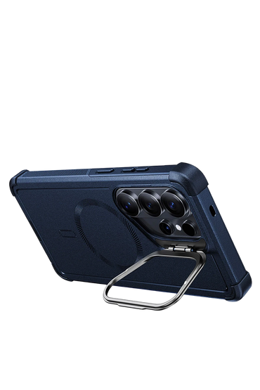 ESR Samsung Galaxy S26 Ultra Cyber Tough Magsafe Stantlı Kapak - Lacivert